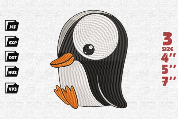 Cute Penguin Embroidery: A Seller's Review