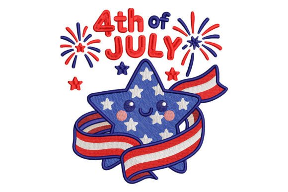 Cute USA Star Embroidery Pattern Review