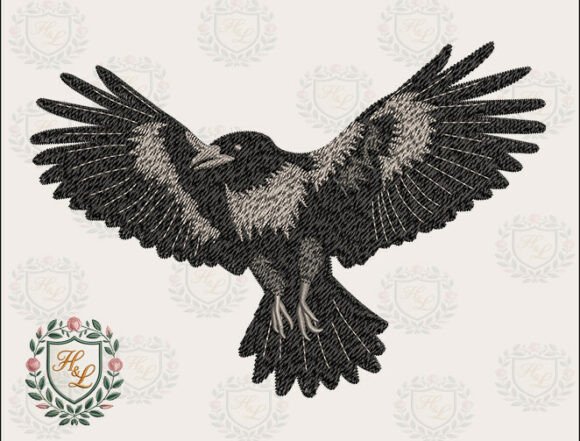 Dramatic Raven Wings Embroidery Files Review