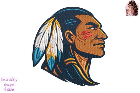 Proud Native Warrior Portrait Embroidery Review