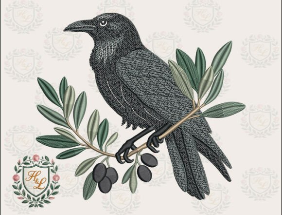 Raven Olive Branch Embroidery Files Review