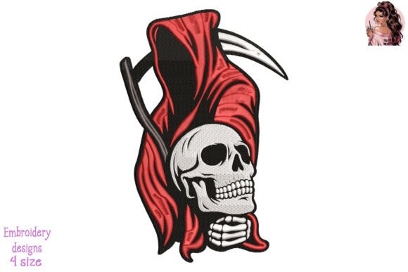 Red Hood Grim Reaper Embroidery Review
