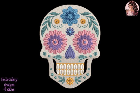 Reviewing Mexican Festival Skull Embroidery
