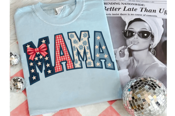 Varsity Mama 4th of July Embroidery Png Review